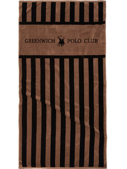 Greenwich Polo Club Essential 5233 Πετσέτα Θαλάσσης Καφέ 90x180cm