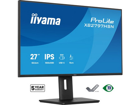 iiyama XB2797HSN-B1 IPS Monitor 27" 1920x1080 FHD 100Hz 1ms