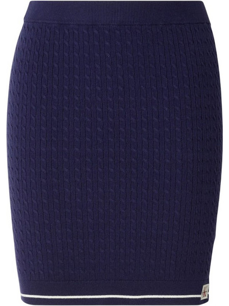 Calvin Klein Μίνι Φούστα Πλεκτή Pencil Navy Μπλε LV047F364G-9EI