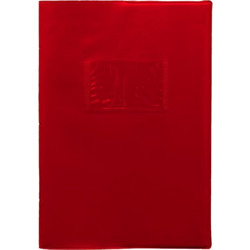 Κάλυμμα Τετραδίου Κόκκινο 17x25cm