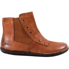 Kickers Γυναικεία Μποτάκια Chelsea Δερμάτινα Καφέ 576064-50-114