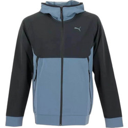 Puma Ανδρική Ζακέτα Φούτερ με Κουκούλα και Φερμουάρ Πετρόλ 680310-55