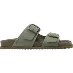 Geox Γυναικεία Σανδάλια Suede Πράσινο Mint D558RA 00022 C3005