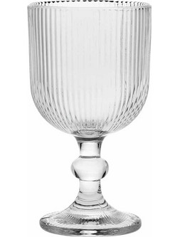 Cryspo Trio Σετ Ποτήρια Νερού Γυάλινα Κολωνάτα Noris 350ml 6τμχ 52.505.53