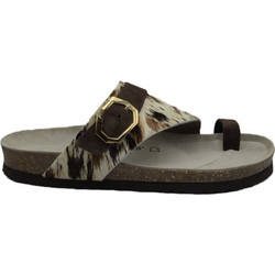 Genuins Γυναικεία Σανδάλια Suede Ανατομικά Καφέ G106785
