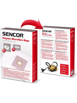 Sencor SVCX 1751 Σακούλες Σκούπας 5τμχ Συμβατές με Σκούπα Sencor