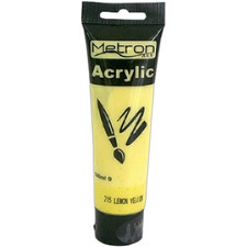 Metron Art 215 Lemon Yellow Ακρυλικό Χρώμα Ζωγραφικής 100ml