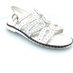 Boxer Δερμάτινα Γυναικεία Σανδάλια Λευκά 92038-17-001
