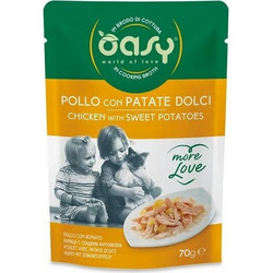 Oasy More Love Adult with Chicken & Sweet Potatoes 70gr