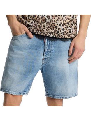 Dsquared2 Ανδρική Βερμούδα Τζιν Γαλάζια S74MU0991-S30839-470