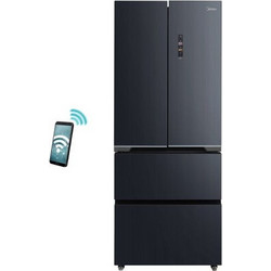 Midea MDRF600BIE70 Ψυγείο Ντουλάπα 435lt Υ191xΠ75.3xΒ60cm Γκρι