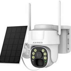 AxRed RHS-5504G IP Κάμερα Ασφαλείας Wi-Fi & SIM 5MP Αδιάβροχη Νυκτός Μπαταρίας με Ηλιακό Πάνελ & Αμφίδρομη Επικοινωνία