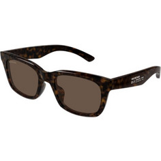 Balenciaga BB0468S 002 Ανδρικά Γυαλιά Ηλίου Τετράγωνα Κοκάλινα Ταρταρούγα με Καφέ Φακό
