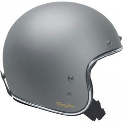 Garibaldi G02X Fiberglass Matt Titanium Grey Κράνος Μηχανής Jet 1050gr