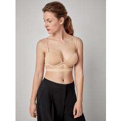 Gisela Σουτιέν Strapless με Ελαφριά Ενίσχυση με Μπανέλα Μπεζ 1/10040
