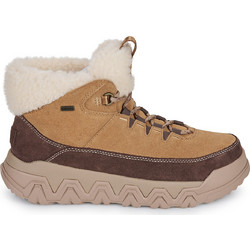 UGG Γυναικεία Μποτάκια Χιονιού Suede Καφέ με Γούνα 1158210-CHE