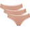 Sloggi Go Crush Mini Βαμβακερά Γυναικεία Slip Μπεζ 3Pack 10219685-00ME