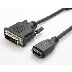 Roline Καλώδιο HDMI Male to DVI-D Male 0.15m Black 12.99.3116