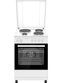 Omnys EH6807RW Κουζίνα Ηλεκτρική 80lt με Εμαγιέ Εστίες 60cm