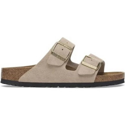 Birkenstock Arizona Γυναικεία Σανδάλια Suede Ανατομικά Μπεζ 1029260