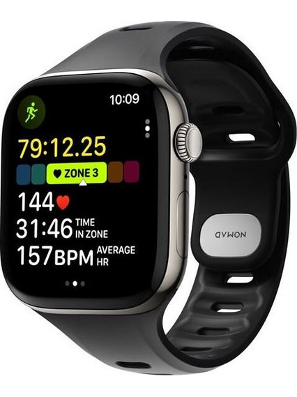 Nomad Tempo Λουράκι Σιλικόνης Black (Apple Watch 38 / 40 / 41 / 42mm)