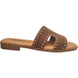 Sabino Γυναικεία Σανδάλια Suede Καφέ 1106-112