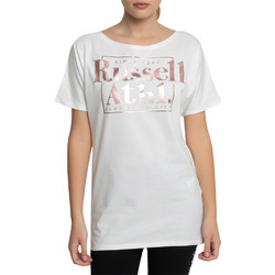 Russell Athletic Γυναικείο Αθλητικό T-Shirt Λευκό A1144-1-001