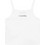 Calvin Klein Παιδικό Crop Top Αμάνικο Λευκό LVCKSJB12G-YAF