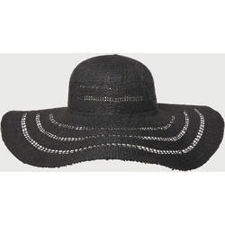 Funky Buddha Γυναικείο Καπέλο Fedora Ψάθινο Μαύρο FBL013-109-10