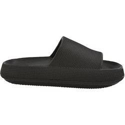Jomix Γυναικείες Παντόφλες Καλοκαιρινές Flatforms Αντιολισθητικές Κολυμβητηρίου Μαύρες WES5250391