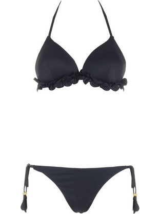 Gsecret Bikini Set Τριγωνάκι Μαύρο 90037-37859