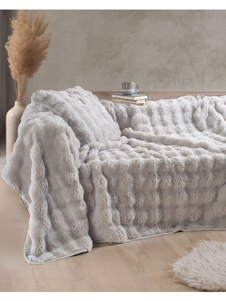 Rythmos Ριχτάρι Τετραθέσιου Καναπέ 180x330 Rabbit Grey