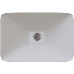 Sanitec Aktis 283 Επικαθήμενος Νιπτήρας Μπάνιου 60.5x38.5x9cm Γκρι 152-283METALLICICE