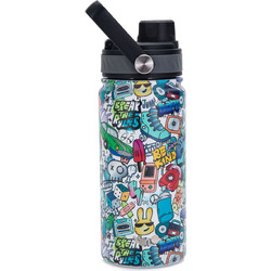 Yolo Street Boys Graffiti Παιδικό Παγούρι Θερμός BPA Free Πολύχρωμο 500ml