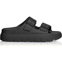 Sunshine Γυναικείες Παντόφλες Καλοκαιρινές Flatforms Ανατομικές Αντιολισθητικές Μαύρες 846