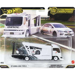 Mattel Hot Wheels Premium Team Transport Honda Civic Type-R & Kousoku Hauler