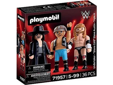 Playmobil WWE Τρεις Παλαιστές της Attitude Era για 5+ Ετών 71957