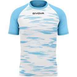 Givova Shirt Pixel Φανέλα Ποδοσφαίρου Γαλάζια Λευκή MA035.0305