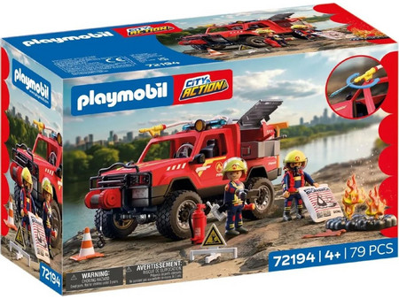Playmobil City Action Φορτηγό Πυροσβεστικής για 4+ Ετών 72194