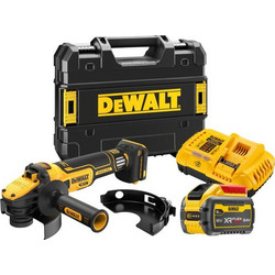DeWALT DCG409VSX1T Γωνιακός Τροχός Μπαταρίας 18V 125mm 1x9Ah