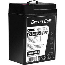 Green Cell Cube Μπαταρία VRLA-AGM 6V 4.5Ah