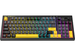 Armaggeddon Mm-98s Mimetiq Ασύρματο Μηχανικό Σετ Gaming Πληκτρολόγιο TenKeyLess RGB Black Yellow