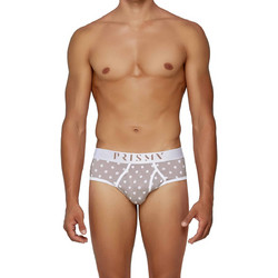 Modus Vivendi Polka Dot Ανδρικό Σλιπ Μπεζ UN1023-1441
