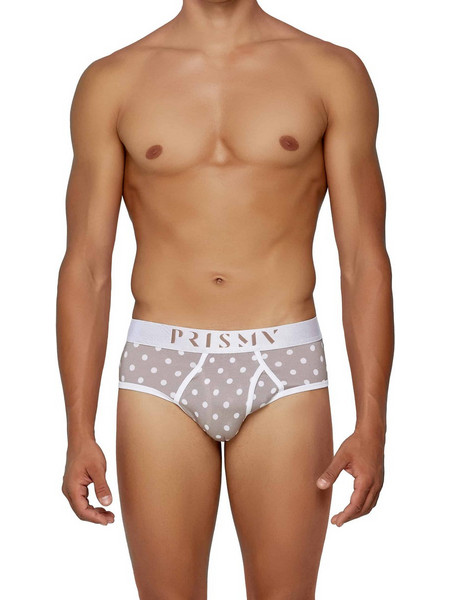 Modus Vivendi Polka Dot Ανδρικό Σλιπ Μπεζ UN1023-1441