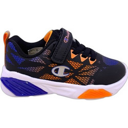 Champion Wave Παιδικά Sneakers με Φωτάκια Μπλε Πορτοκαλί S33228-KK018