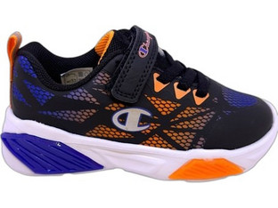 Champion Wave Παιδικά Sneakers με Φωτάκια Μπλε Πορτοκαλί S33228-KK018