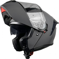 Pilot Helmets Zero SV Matt Titanium Κράνος Μηχανής Flip-Up 1700gr