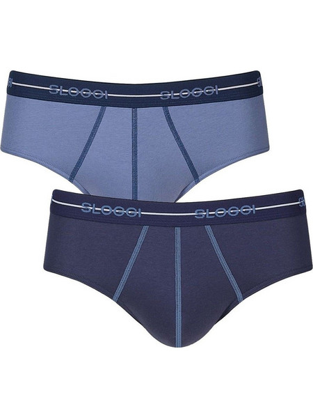 Sloggi Ανδρικά Σλιπ Βαμβακερά 2Pack 10050546-V001