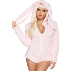 Leg Avenue Cuddle Bunny Sexy Στολή Κουνελάκι Ροζ 714718545523