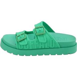 Buffalo Γυναικείες Παντόφλες Καλοκαιρινές Flatforms Πράσινες BUF1611089